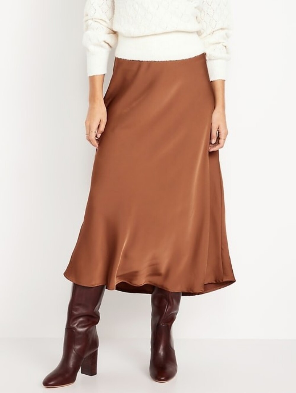 Old Navy Satin Maxi Skirt NWT